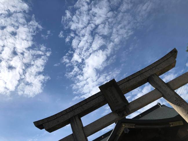 10月の空